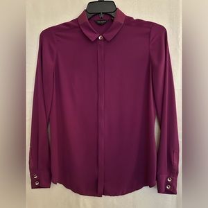 EUC Ted Baker Magenta long sleeve blouse, size 3 (small/medium). Lightly worn.